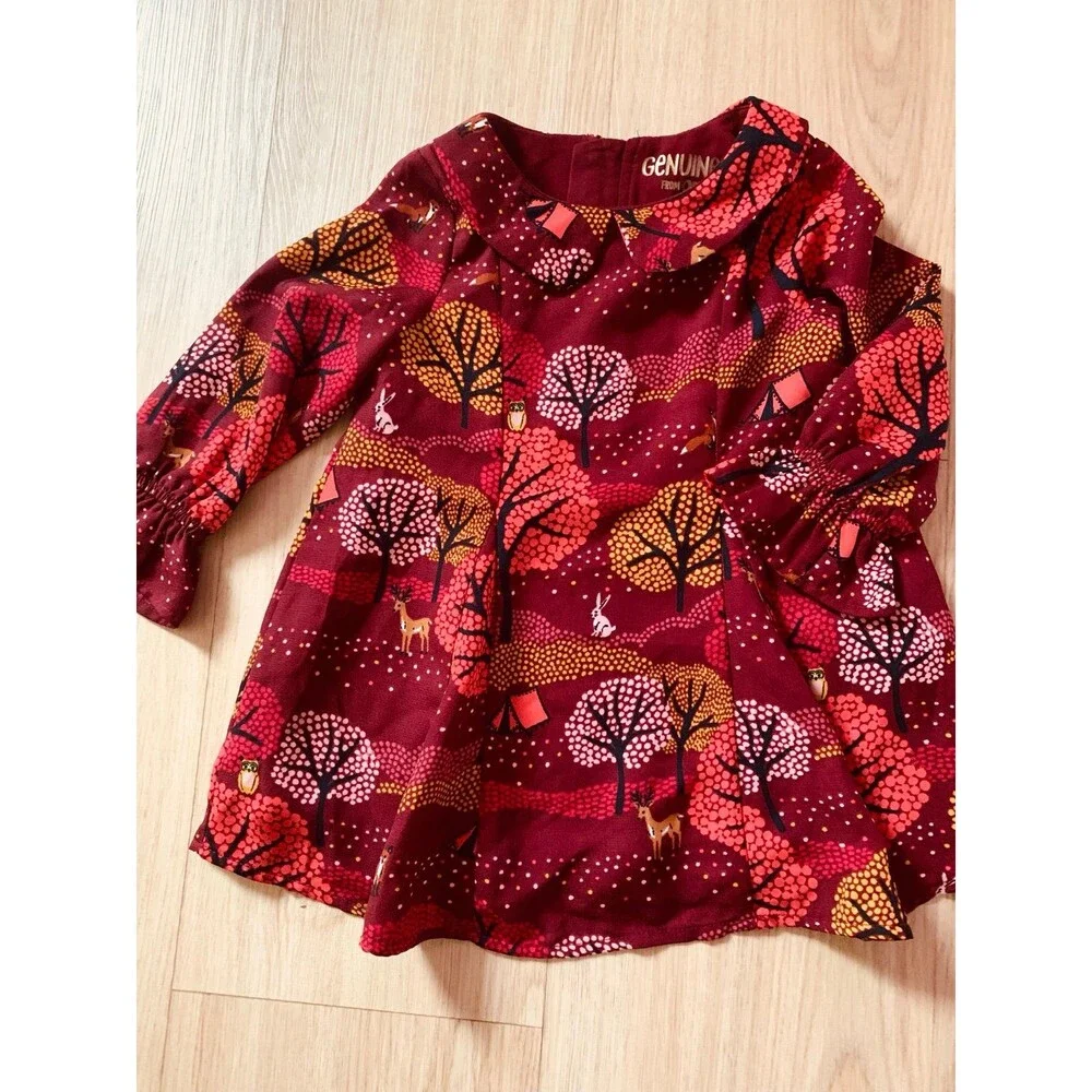 Genuine Kids from OshKosh Forest print 18M Dress
